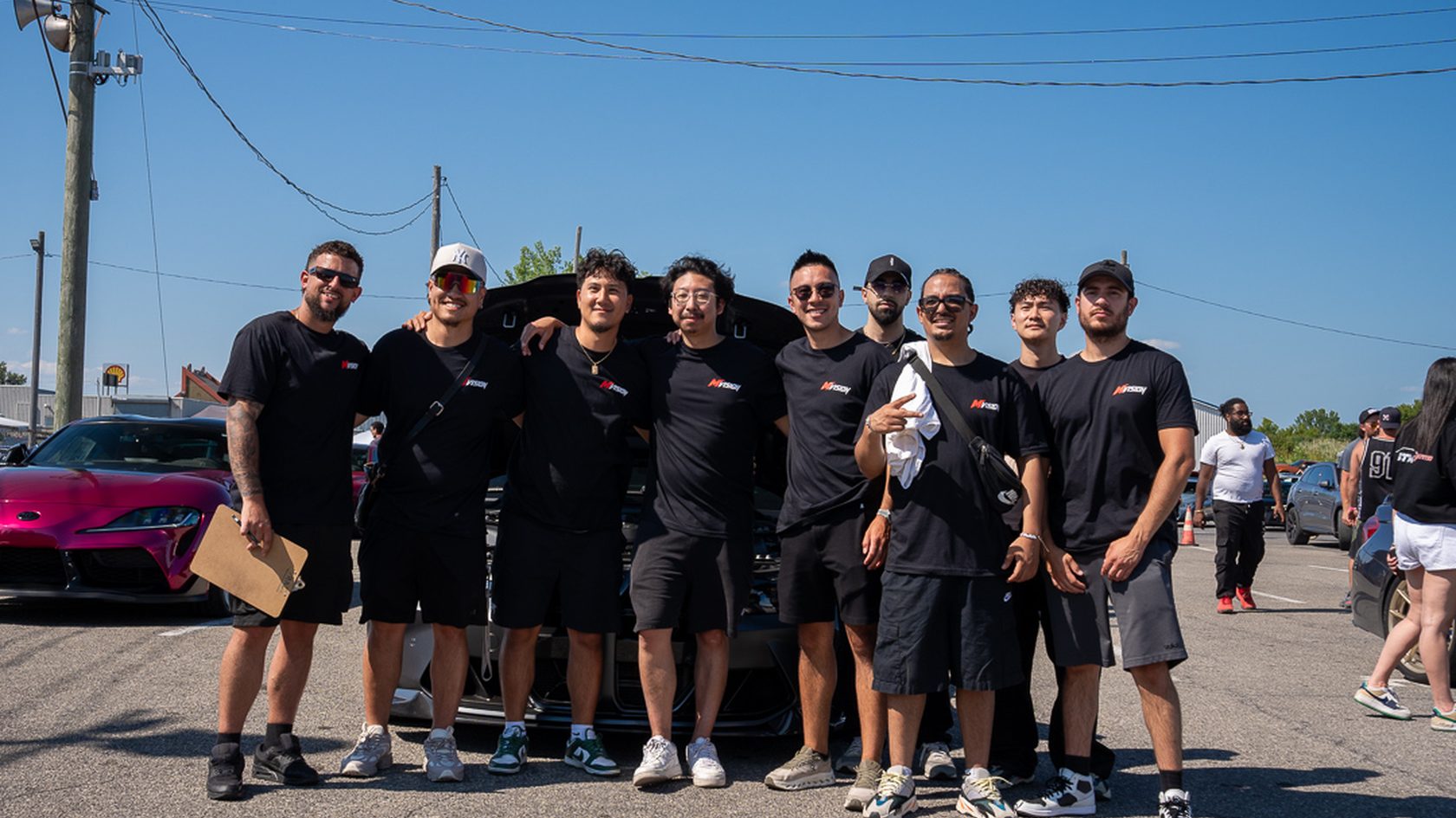The MVISION Motor Fest crew
